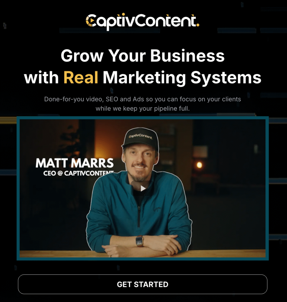 CaptivContent marketing funnel